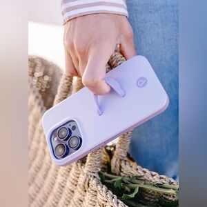 iPhone 14 Pro Max lilac loopy case